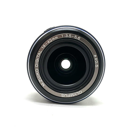 【全額返金保証】【最速発送】OLYMPUS M.ZUIKO DIGITAL ED 14-42mm F3.5-5.6 超美品 動作確認済