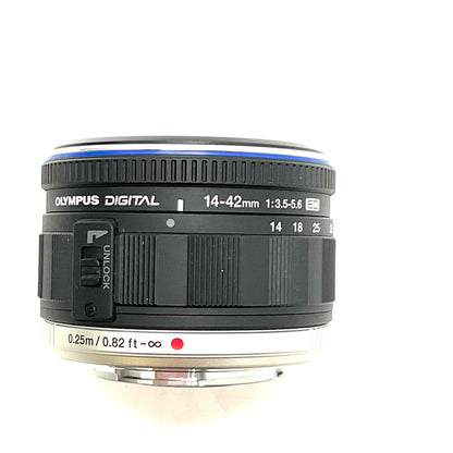 【全額返金保証】【最速発送】OLYMPUS M.ZUIKO DIGITAL ED 14-42mm F3.5-5.6 超美品 動作確認済