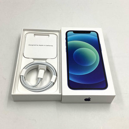 【全額返金保証】【最速発送】Apple iPhone iPhone 12 mini 128GB ブルー Softbank 白ロム 動作確認済 72%
