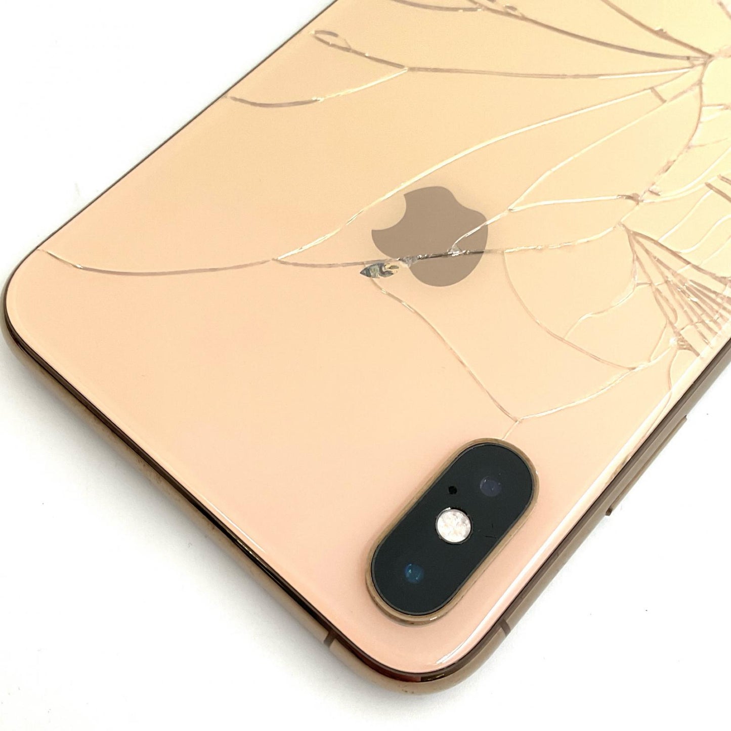 【最速発送】Apple iPhone iPhone XS Max 64GB ゴールド docomo 白ロム【難有】 85%