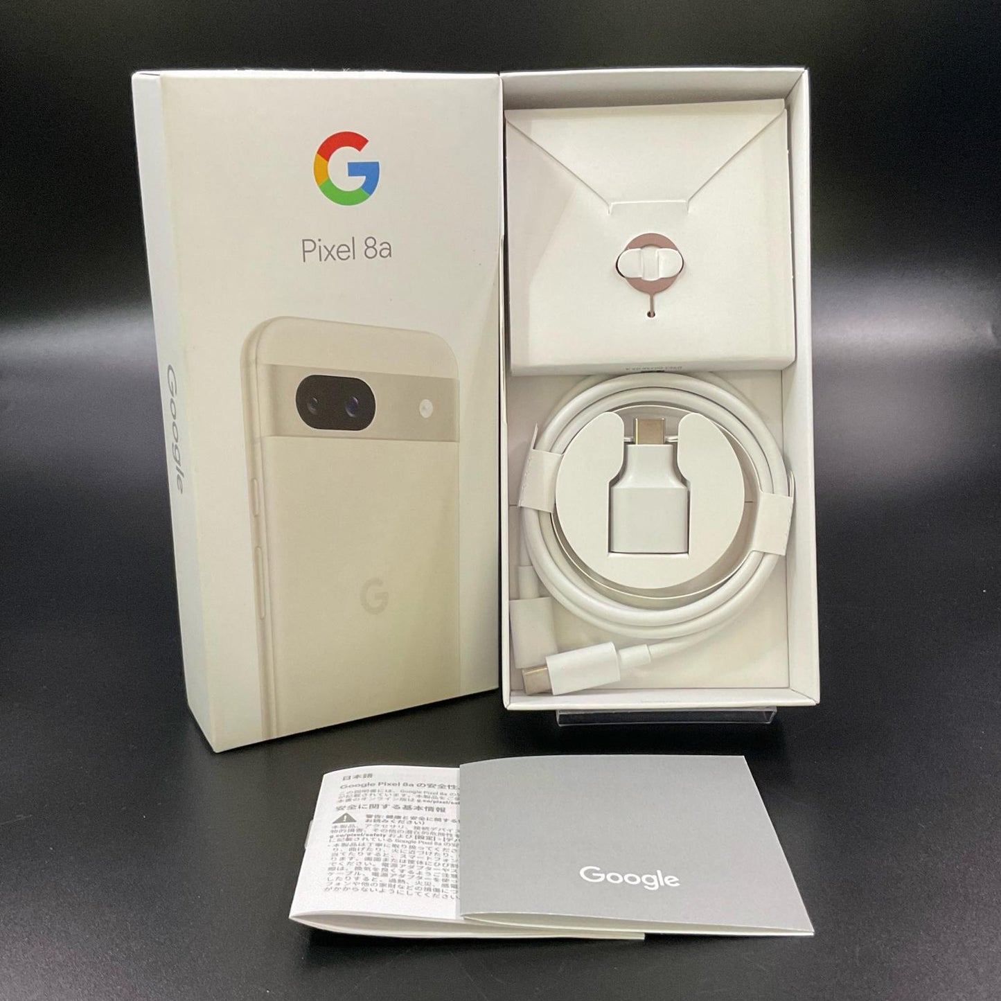 【全額返金保証】【最速発送】Google Pixel 8a 128GB ポーセリン au G576D 白ロム 動作確認済