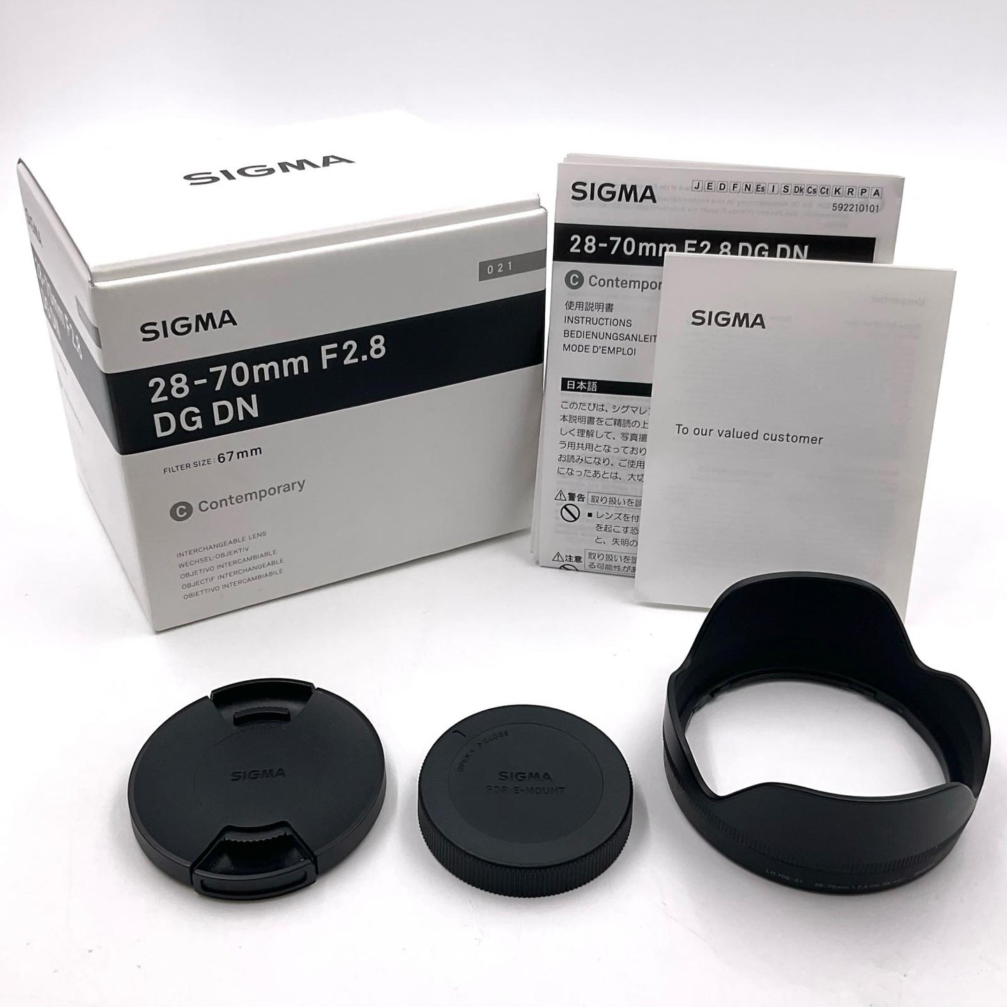 【全額返金保証】【最速発送】SIGMA 28-70mm F2.8 DG DN [ソニーE用] 動作確認済