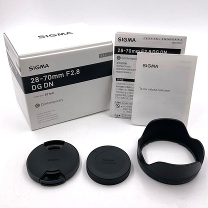 【全額返金保証】【最速発送】SIGMA 28-70mm F2.8 DG DN [ソニーE用] 動作確認済