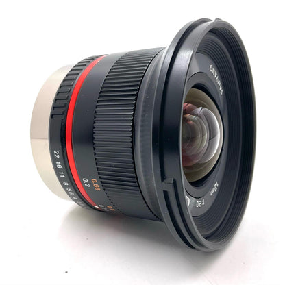 【全額返金保証】【最速発送】SAMYANG 12mm F2.0 NCS CS ブラック [フジフイルム用] 動作確認済
