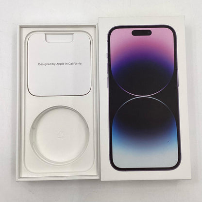 【全額返金保証】【最速発送】Apple iPhone iPhone 14 Pro 128GB ディープパープル docomo SIMフリー 動作確認済 77%
