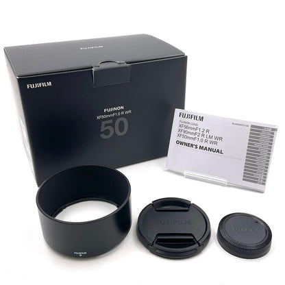【全額返金保証】【最速発送】FUJIFILM フジノンレンズ XF50mmF1.0 R WR 美品 動作確認済