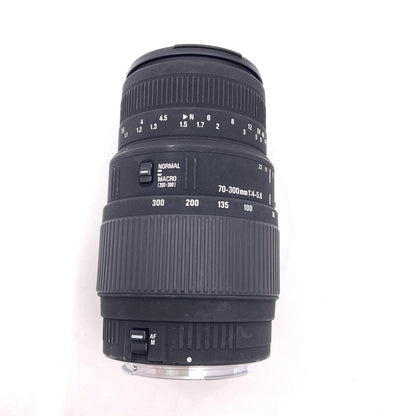 【全額返金保証】【最速発送】SIGMA 70-300mm F4-5.6 DG MACRO (ｷﾔﾉﾝ AF) 動作確認済