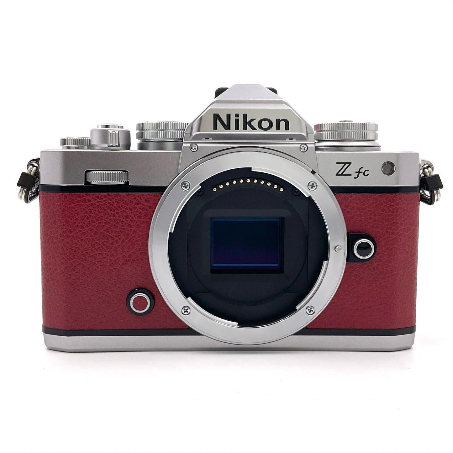 【全額返金保証】【最速発送】Nikon デジタル一眼 Z fc 28mm f/2.8 Special Edition キット シルバー（エクステリア張替済：クリムゾンレッド） 美品 動作確認済