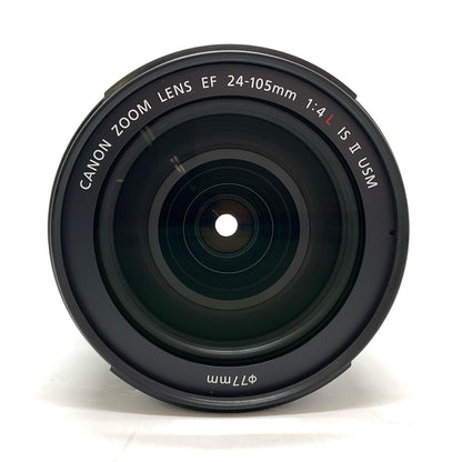 【全額返金保証】【最速発送】Canon EF24-105mm F4L IS II USM 美品 動作確認済