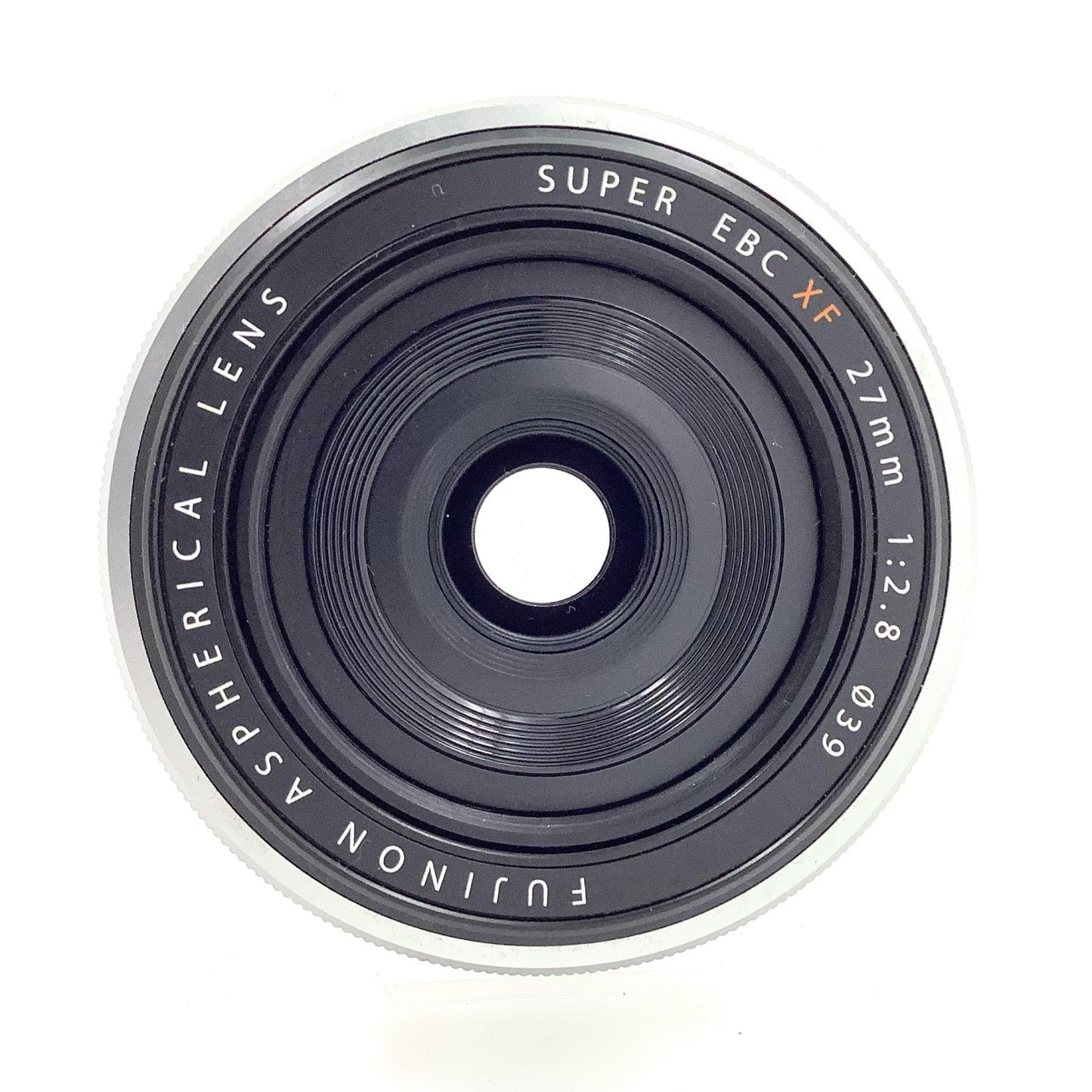 【全額返金保証】【最速発送】FUJIFILM フジノンレンズ XF27mmF2.8 [シルバー] 美品 動作確認済