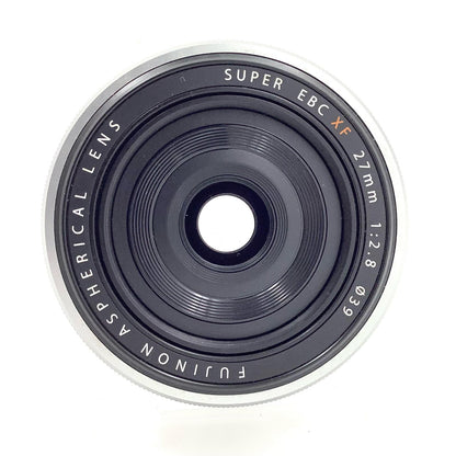 【全額返金保証】【最速発送】FUJIFILM フジノンレンズ XF27mmF2.8 [シルバー] 美品 動作確認済