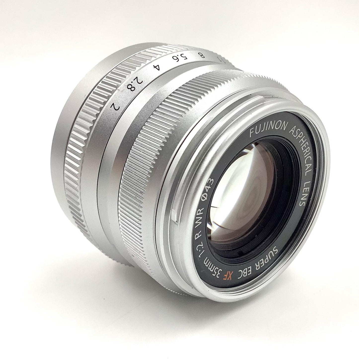 【全額返金保証】【最速発送】FUJIFILM フジノンレンズ XF35mmF2 R WR [シルバー] 動作確認済