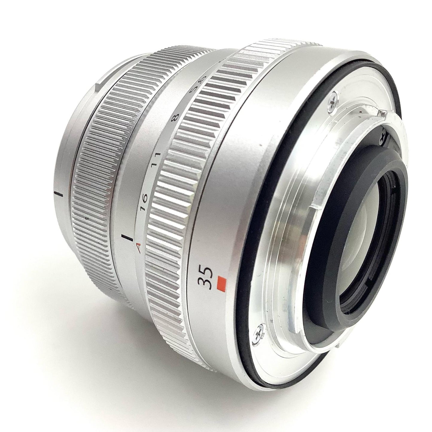 【全額返金保証】【最速発送】FUJIFILM フジノンレンズ XF35mmF2 R WR [シルバー] 動作確認済