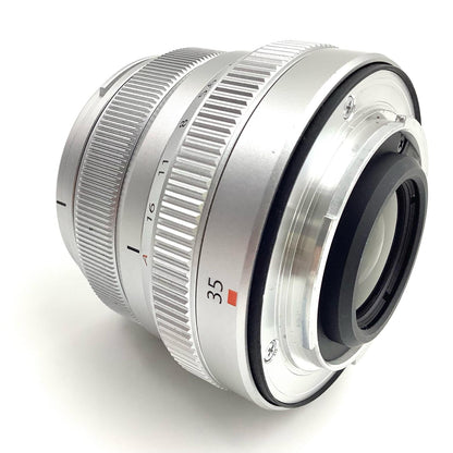 【全額返金保証】【最速発送】FUJIFILM フジノンレンズ XF35mmF2 R WR [シルバー] 動作確認済