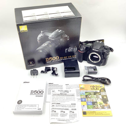【全額返金保証】【最速発送】Nikon デジタル一眼 D500 ボディ ブラック 動作確認済