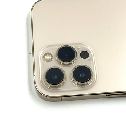 【全額返金保証】【最速発送】Apple iPhone iPhone 12 Pro Max 256GB ゴールド docomo 白ロム 動作確認済 74%