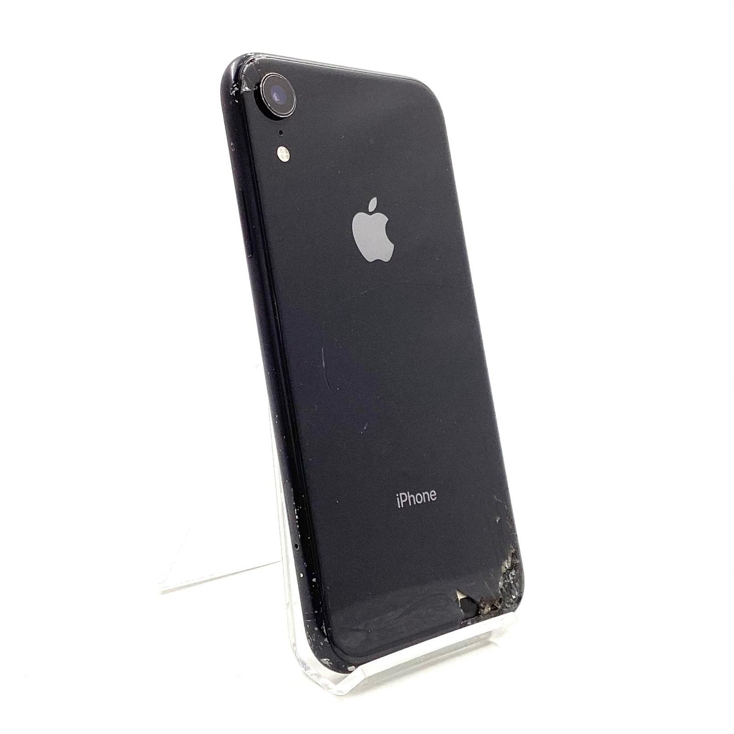 【最速発送】Apple iPhone iPhone XR 128GB ブラック docomo SIMフリー 白ロム【難有】 79%