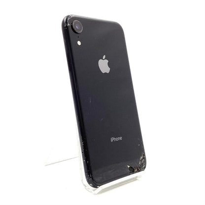 【最速発送】Apple iPhone iPhone XR 128GB ブラック docomo SIMフリー 白ロム【難有】 79%