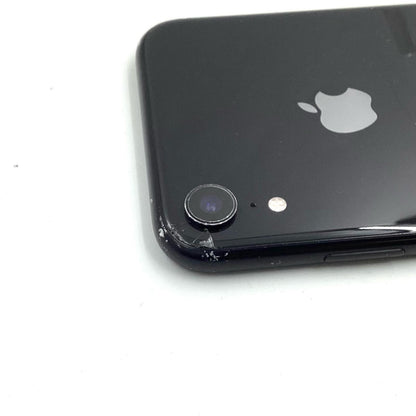 【最速発送】Apple iPhone iPhone XR 128GB ブラック docomo SIMフリー 白ロム【難有】 79%