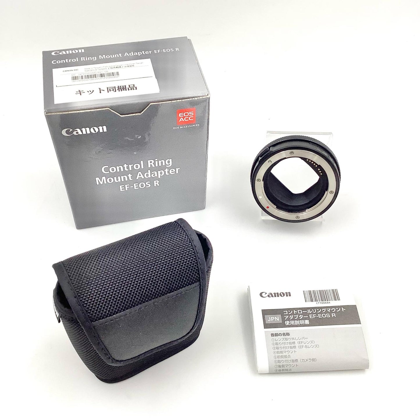 【全額返金保証】【最速発送】Canon CR-EF-EOSR コントロールリングマウントアダプター 美品 動作確認済