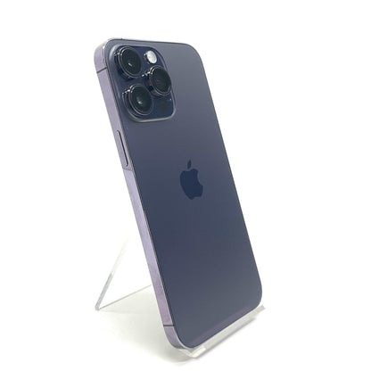 【全額返金保証】【最速発送】Apple iPhone iPhone 14 Pro Max 128GB ディープパープル SIMフリー 白ロム 動作確認済 87%