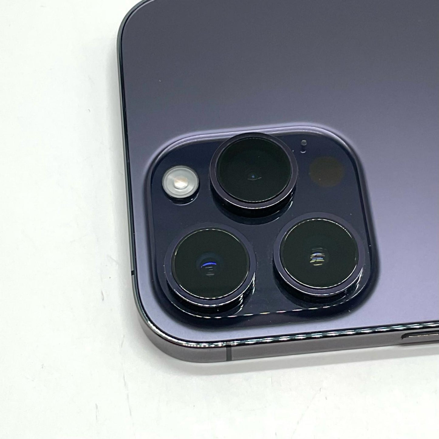 【全額返金保証】【最速発送】Apple iPhone iPhone 14 Pro Max 128GB ディープパープル SIMフリー 白ロム 動作確認済 87%