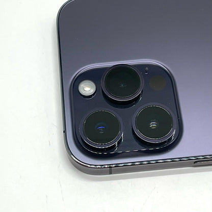 【全額返金保証】【最速発送】Apple iPhone iPhone 14 Pro Max 128GB ディープパープル SIMフリー 白ロム 動作確認済 87%