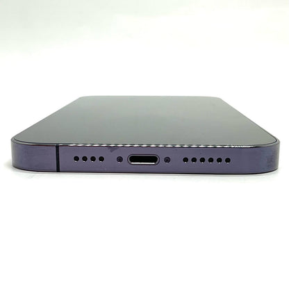 【全額返金保証】【最速発送】Apple iPhone iPhone 14 Pro Max 128GB ディープパープル SIMフリー 白ロム 動作確認済 87%