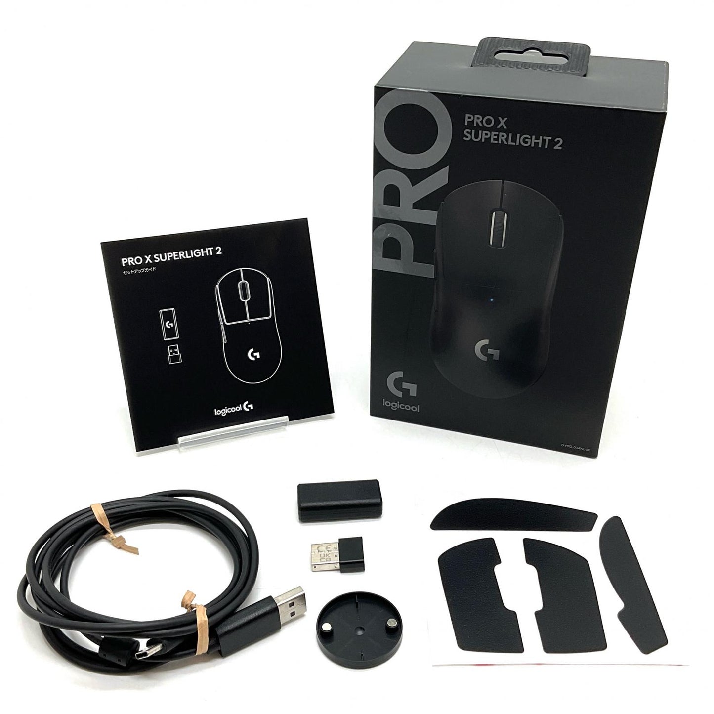 【全額返金保証】【最速発送】Logicool PRO X SUPERLIGHT 2 MR0097 美品 動作確認済