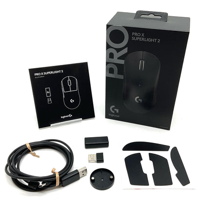 【全額返金保証】【最速発送】Logicool PRO X SUPERLIGHT 2 MR0097 美品 動作確認済