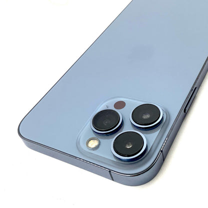 【全額返金保証】【最速発送】Apple iPhone iPhone 13 Pro Max 256GB シエラブルー docomo SIMフリー 白ロム 動作確認済 79%