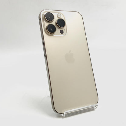 【全額返金保証】【最速発送】Apple iPhone iPhone 14 Pro Max 1TB ゴールド au SIMフリー 白ロム 動作確認済 87%