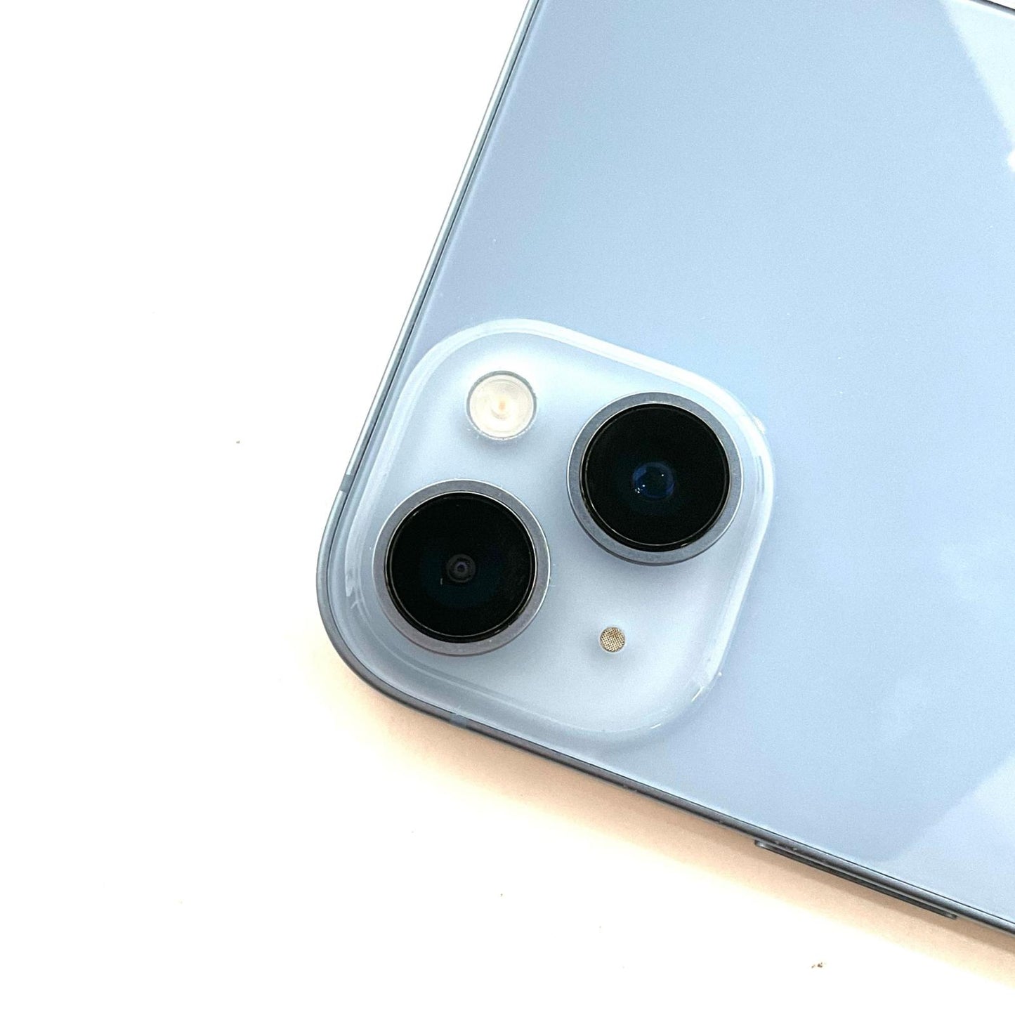 【全額返金保証】【最速発送】Apple iPhone iPhone 14 Plus 128GB ブルー Softbank SIMフリー 動作確認済 85%