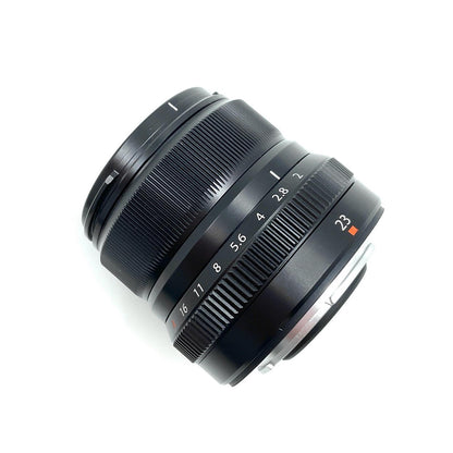 【全額返金保証】【最速発送】FUJIFILM フジノンレンズ XF23mmF2 R WR [ブラック] 超美品 動作確認済