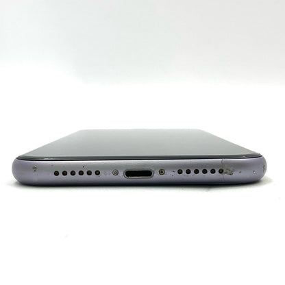 【最速発送】Apple iPhone iPhone 11 128GB パープル Softbank 白ロム【難有】 72%