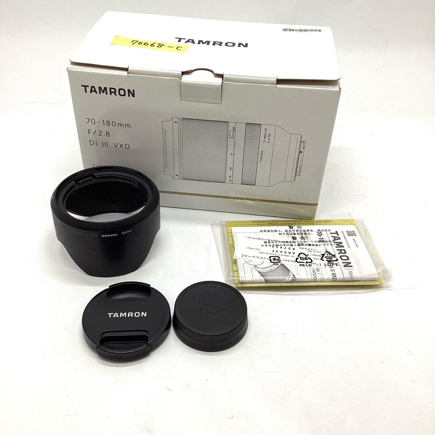 【最速発送】TAMRON 70-180mm F/2.8 Di III VXD (Model A056)【難有】