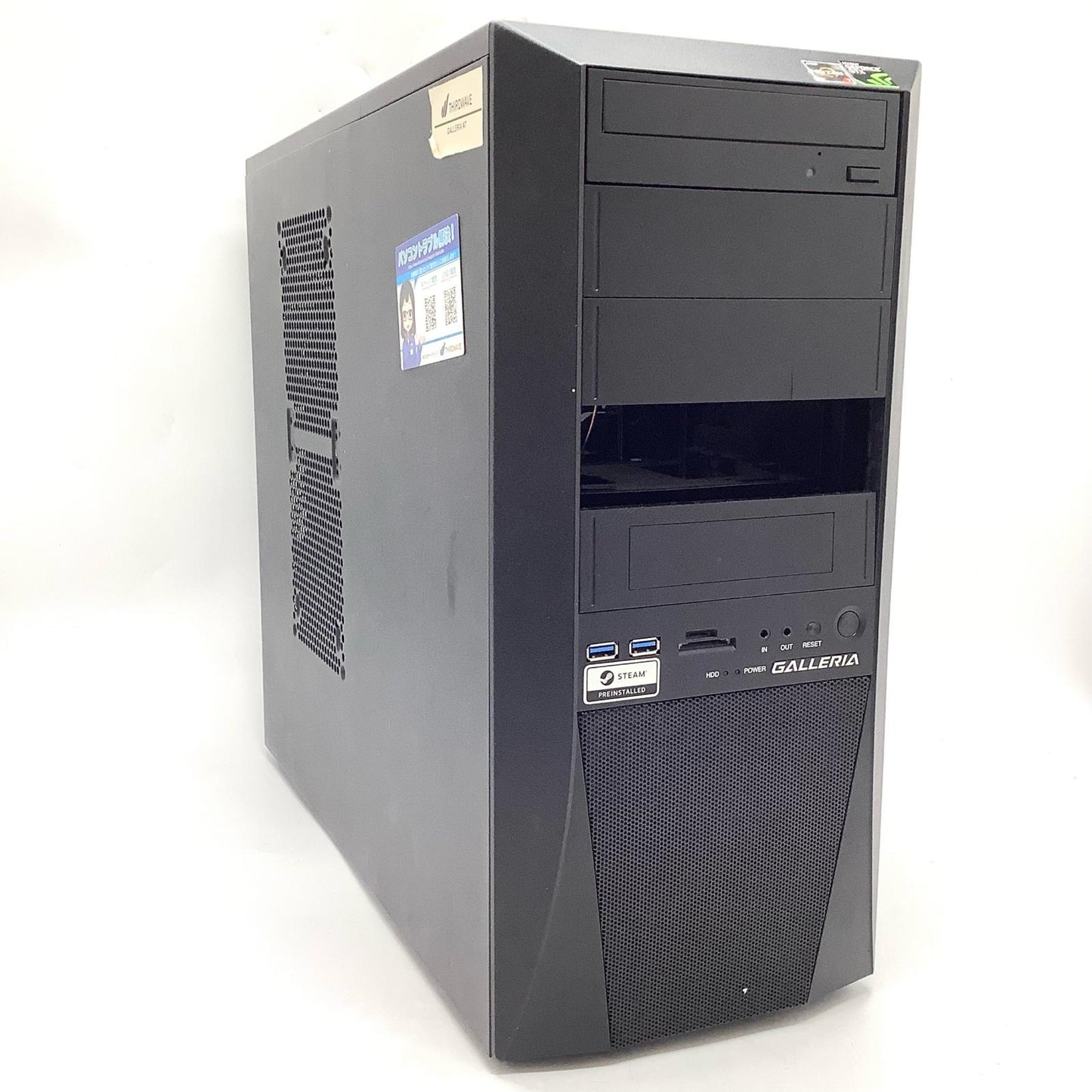 【全額返金保証】【最速発送】ドスパラ GALLERIA AT AMD Ryzen 7 3700 X 8-Core Processor 8GB M.2 SSD 500GB HDD 2TB NVIDIA GeForce GTX 2060 SUPER 動作確認済