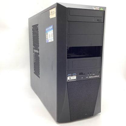 【全額返金保証】【最速発送】ドスパラ GALLERIA AT AMD Ryzen 7 3700 X 8-Core Processor 8GB M.2 SSD 500GB HDD 2TB NVIDIA GeForce GTX 2060 SUPER 動作確認済