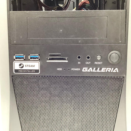 【全額返金保証】【最速発送】ドスパラ GALLERIA AT AMD Ryzen 7 3700 X 8-Core Processor 8GB M.2 SSD 500GB HDD 2TB NVIDIA GeForce GTX 2060 SUPER 動作確認済
