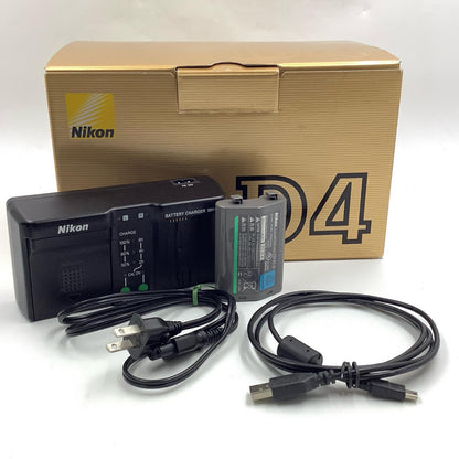 【全額返金保証】【最速発送】Nikon デジタル一眼 D4 ボディ ブラック 動作確認済