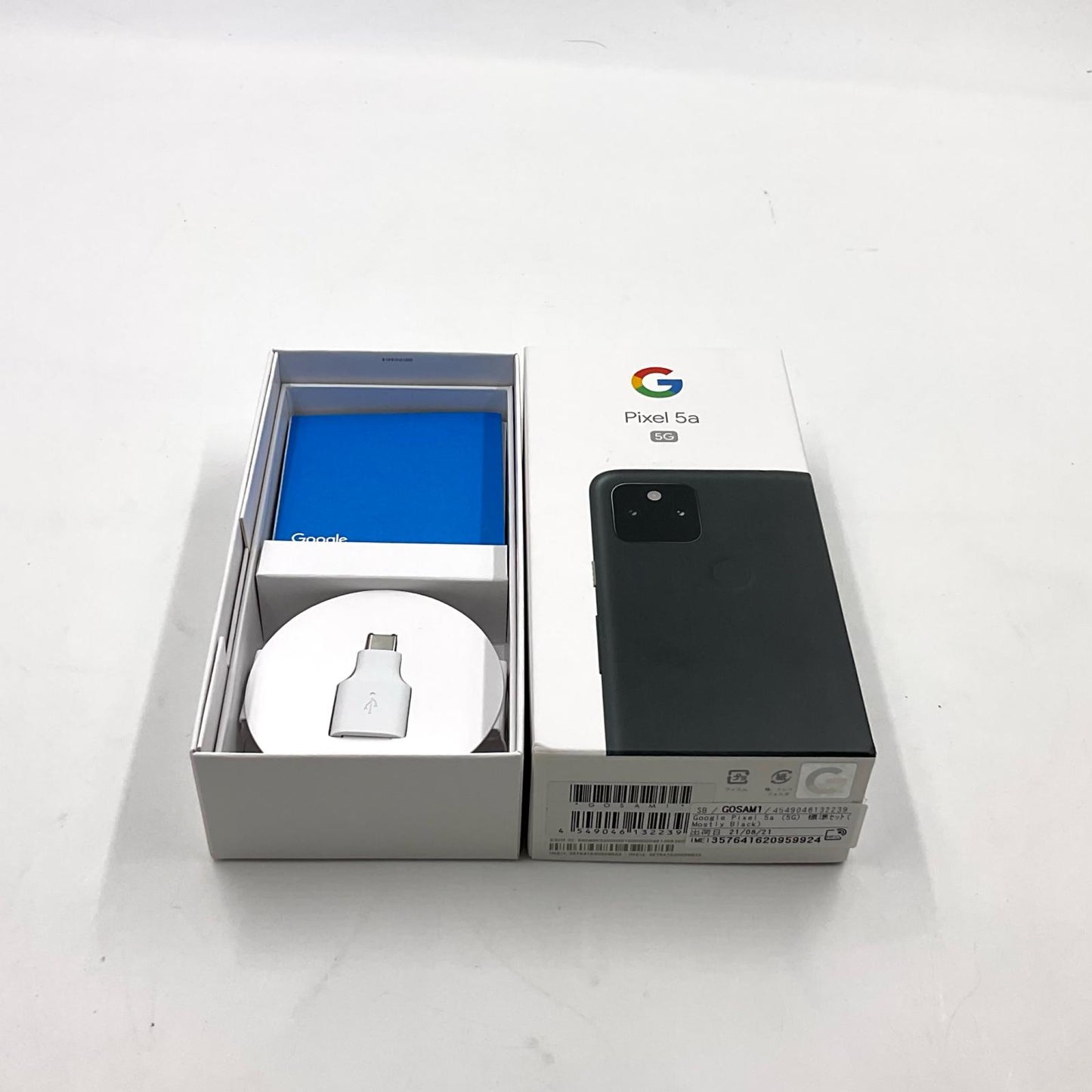 【全額返金保証】【最速発送】Google Pixel 5a 128GB Mostly Black Softbank G4S1M 美品 動作確認済