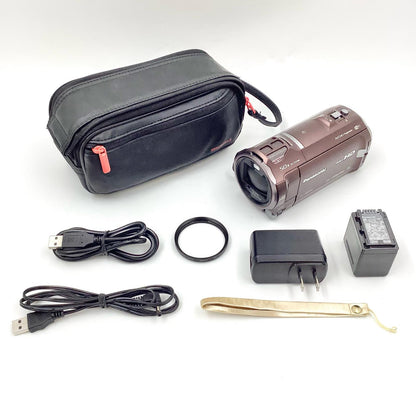 【全額返金保証】【最速発送】Panasonic HC-W850M-T [ブラウン] 美品 動作確認済