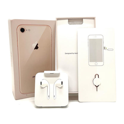 【全額返金保証】【最速発送】Apple iPhone iPhone 8 64GB ゴールド au 白ロム 動作確認済 100%