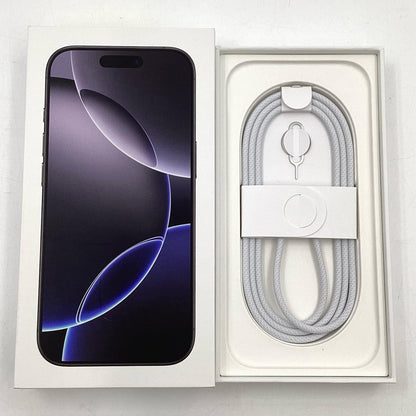 【全額返金保証】【最速発送】Apple iPhone iPhone 16 Pro 256GB ブラックチタニウム SIMフリー 白ロム 動作確認済 98%