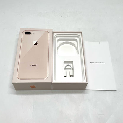 【全額返金保証】【最速発送】Apple iPhone iPhone 8 Plus 64GB ゴールド au 白ロム 美品 動作確認済 81%