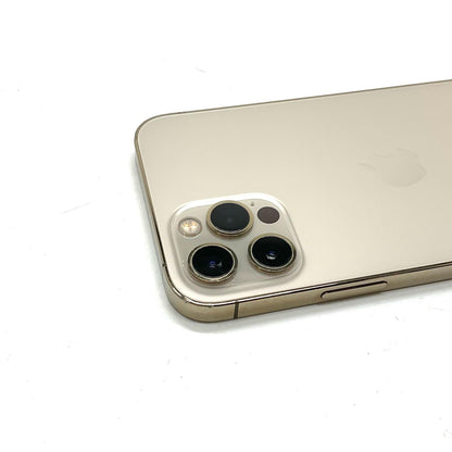 【全額返金保証】【最速発送】Apple iPhone iPhone 12 Pro 128GB ゴールド au SIMフリー 白ロム 動作確認済 90%