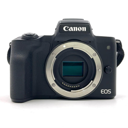 【全額返金保証】【最速発送】Canon デジタル一眼 EOS Kiss M ボディ ブラック 動作確認済