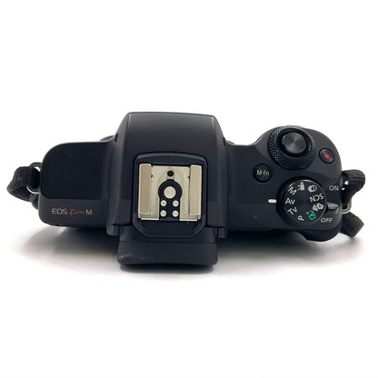 【全額返金保証】【最速発送】Canon デジタル一眼 EOS Kiss M ボディ ブラック 動作確認済