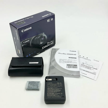 【全額返金保証】【最速発送】Canon コンパクトデジタルカメラ PowerShot SX620 HS [ブラック] 動作確認済