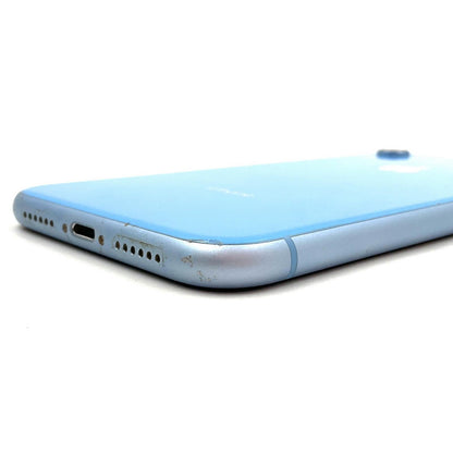 【最速発送】Apple iPhone iPhone XR 64GB ブルー au SIMフリー 白ロム【難有】 77%